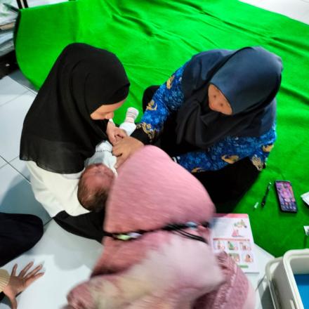  Targetkan 100% Terlayani Pemerintah Bawahan Seberang Gelar Pemeriksaan Pada Bayi Dan Balita